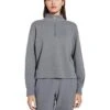 Eberjey Luxe Sweats Zip Pullover -Fashion Clothing Store 71lYymvGXGL. AC SR736920