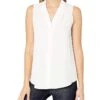 Calvin Klein Women's Sleeveless Blouse With Inverted Pleat (Standard And Plus) -Fashion Clothing Store 71wLOyDa0nL. AC SR736920