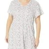 Karen Neuburger Plus Size Island Breeze Short Sleeve Nightshirt -Fashion Clothing Store 811pbBer4L. AC SR736920