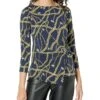MICHAEL Michael Kors Chain Twist 3/4 Sleeve Top -Fashion Clothing Store 819O8ydNpML. AC SR736920