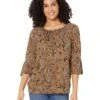 MICHAEL Michael Kors Paisley Flare Sleeve Top -Fashion Clothing Store 91wlNx3b7OL. AC SR736920