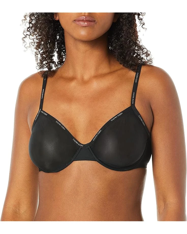 Calvin Klein Women's Sheer Marquisette Unlined Demi Bra 3 Calvin Klein Women's Sheer Marquisette Unlined Demi Bra